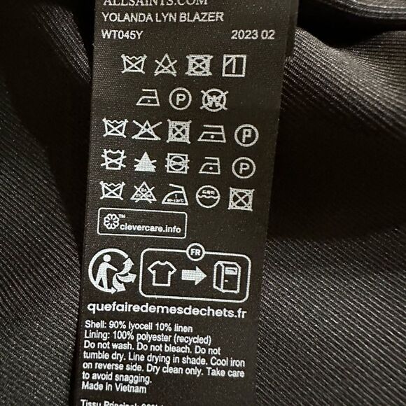 All‎ Saints Yolanda Blazer Size 2 - Picture 12 of 15